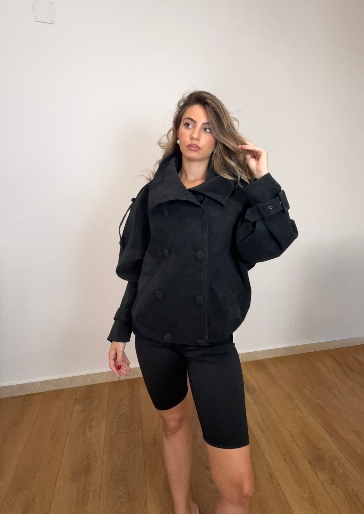 Giacca Doppiopetto camoscio