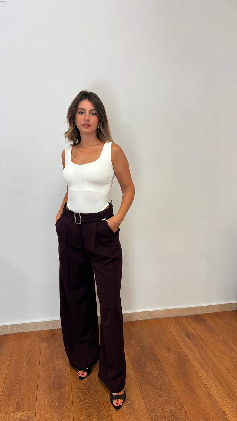Pantalone Palazzo con cintura