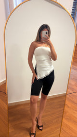 Top a fascia pizzo