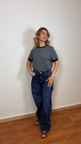 Maglia Doride - Marrone e azzurro