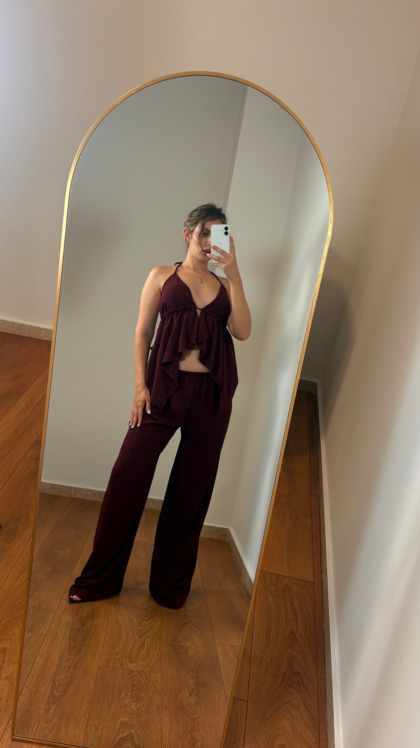 Coordinato Celine Bordeaux - FLAIR WOMAN