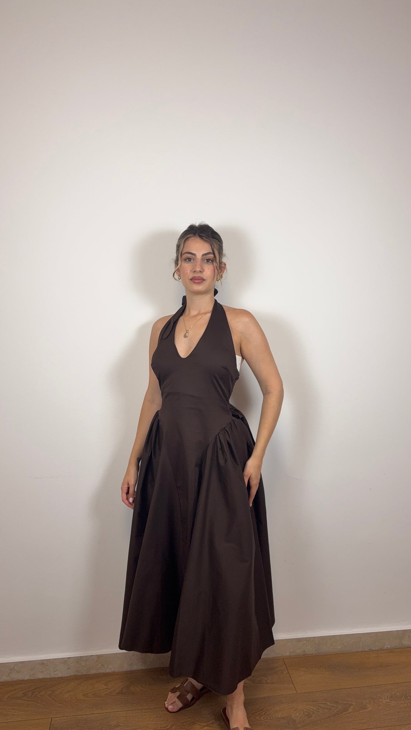 Abito Santorini Marrone - FLAIR WOMAN