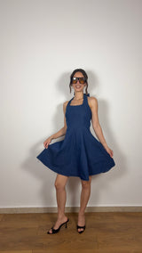 Abito in Denim Blu - FLAIR WOMAN
